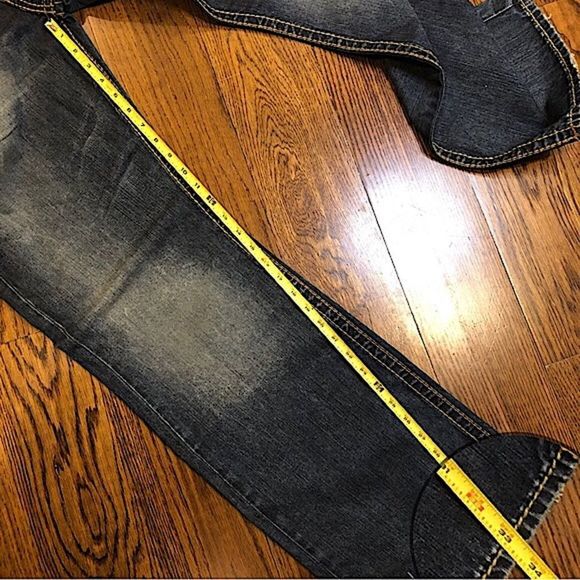 TRUE RELIGION Men’s Boot Cut Button Pockets Denim Jeans 38x33 NWT - Picture 5 of 12